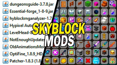 how to use hypixel skyblock mods